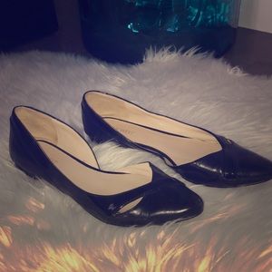 Womens black flats sz 7.5